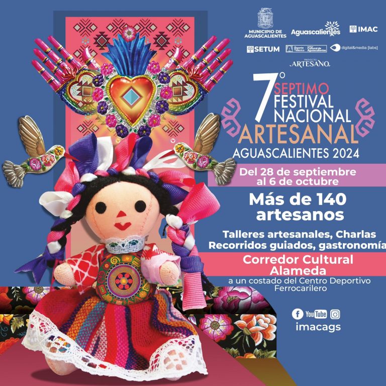 Aguascalientes celebra la artesanía nacional con séptimo festival