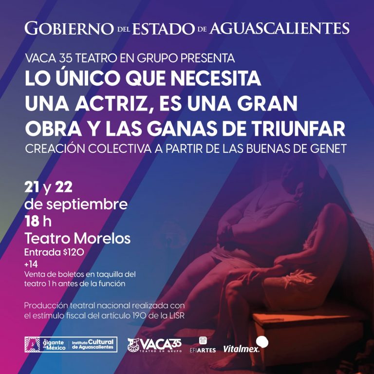 Vaca 35 Teatro presenta obra en Aguascalientes