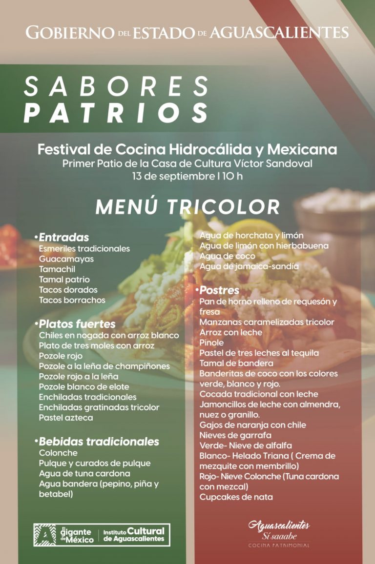 Festival “Sabores Patrios” celebrará la cocina local en Casa de la Cultura