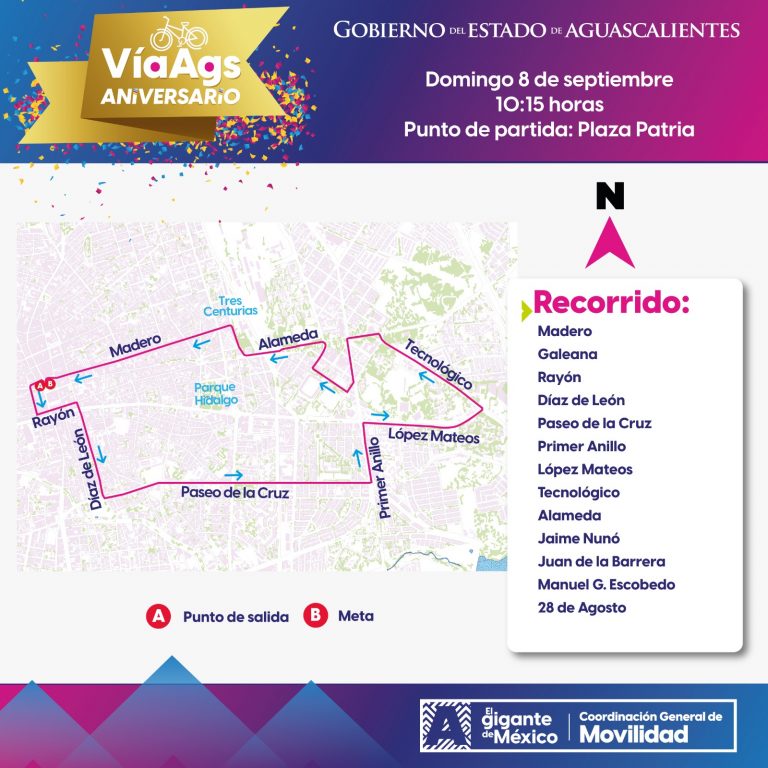 VíaAgs celebra aniversario con actividades gratuitas