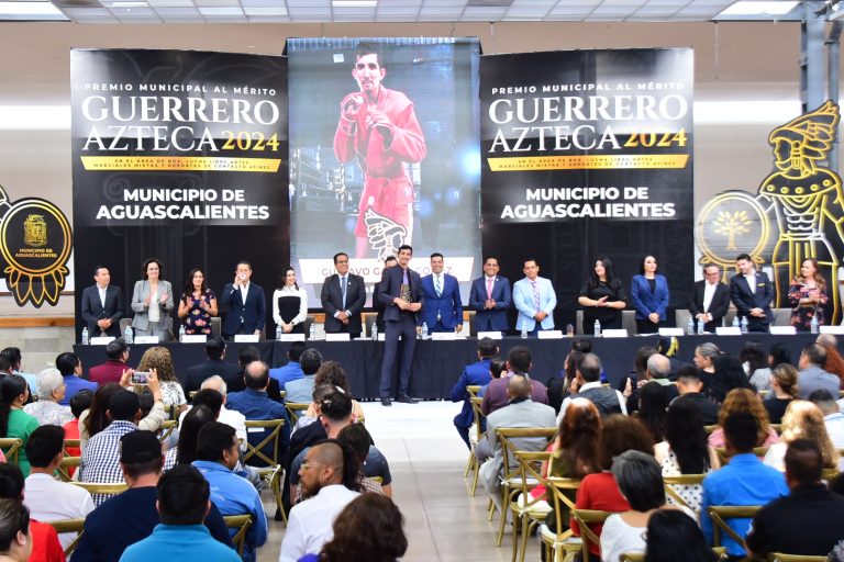 Aguascalientes reconoce a sus Guerreros Aztecas del deporte