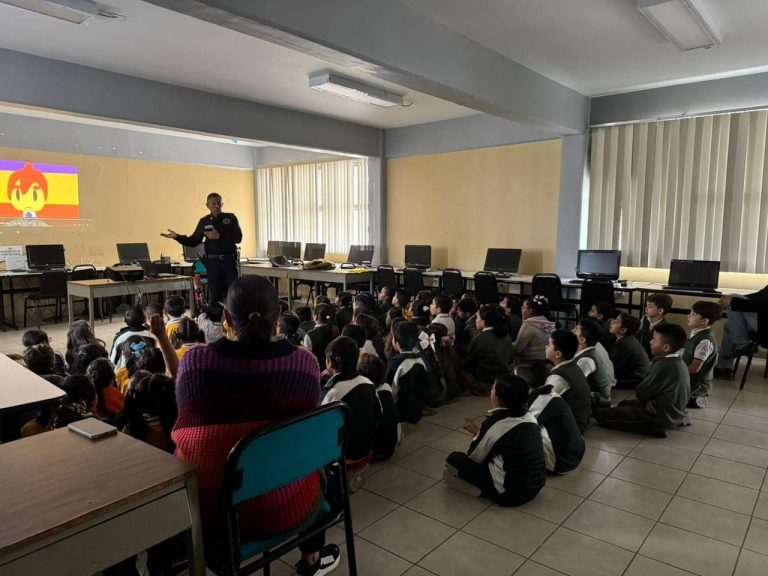 Prevención del Delito impartió pláticas sobre acoso escolar en primaria “Marie Curie”