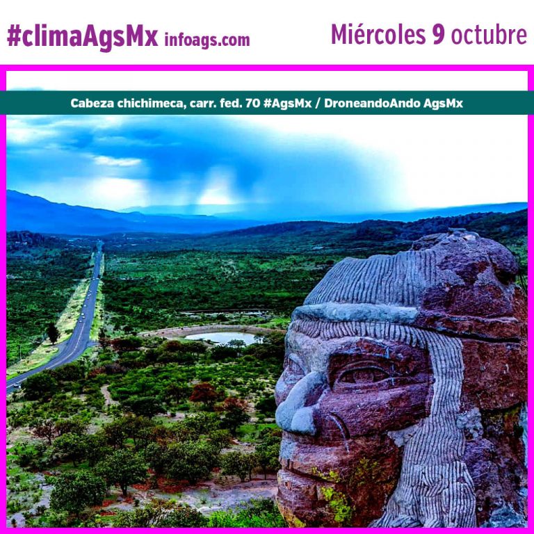 #clima en #AgsMx Miércoles 9 de octubre