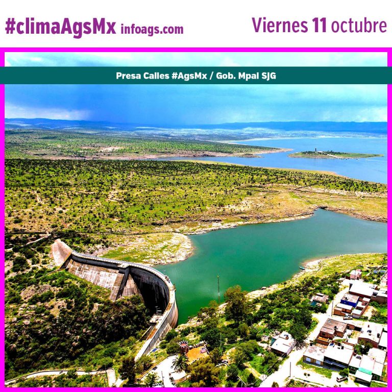 #clima en #AgsMx Viernes 11 de octubre