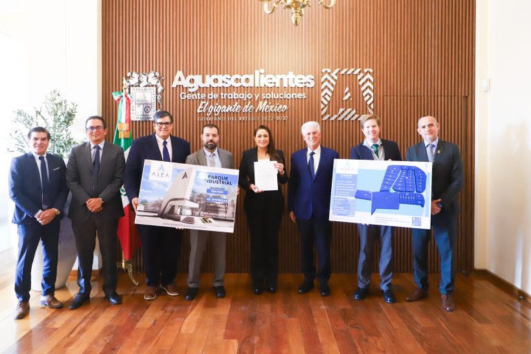 Aguascalientes recibirá inversión de 470 mdp para nuevo parque industrial