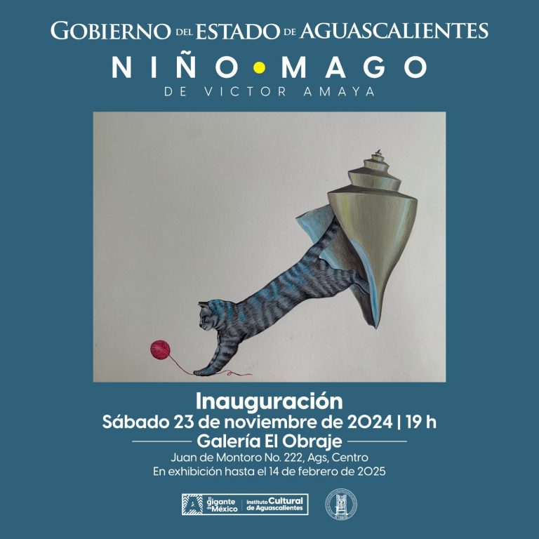 Inauguran exposición “Niño Mago” de Víctor Jiménez en Aguascalientes