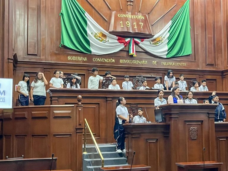 Diputada Mirna Medina promueve participación ciudadana infantil en Aguascalientes