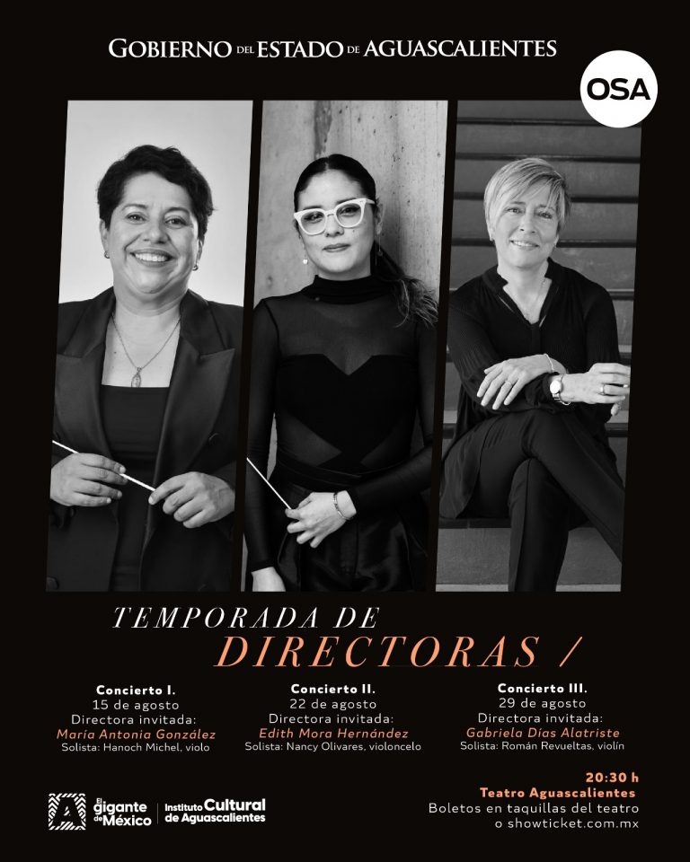 El ICA invita a conciertos de Orquesta Sinfónica dirigidos por mujeres